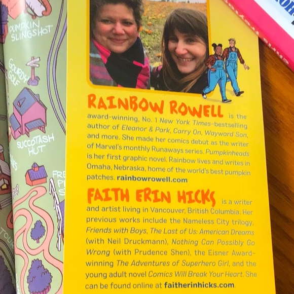 New! From Rainbow Rowell PUMPKIN HEADS. A Graphic Novel - Picture 5 of 5